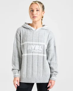 Athletics Oversized Knitted Hoodie