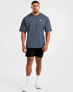 Athletics Script Oversized T Shirt