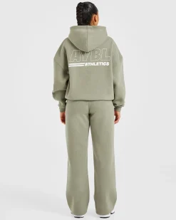 Athletics Track Oversized Straight Leg Joggers