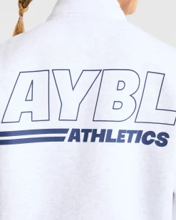 Athletics Track Oversized 1/4 Zip Pullover
