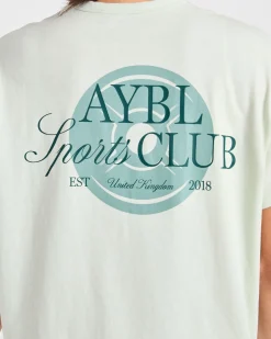 AYBL Sports Club Script Oversized T Shirt