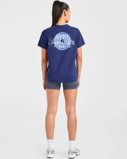 AYBL Sports Club Script Oversized T Shirt