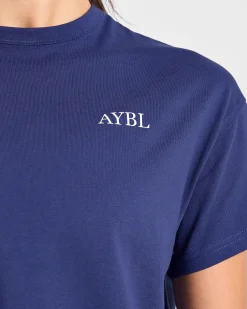 AYBL Sports Club Script Oversized T Shirt