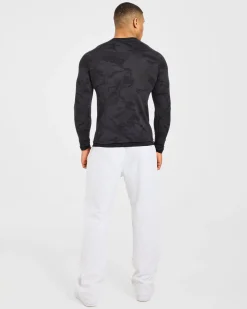 Camo Seamless Long Sleeve T Shirt
