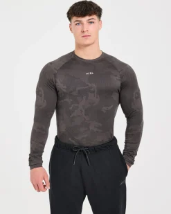 Camo Seamless Long Sleeve T Shirt