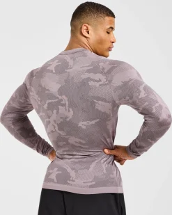 Camo Seamless Long Sleeve T Shirt