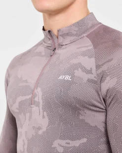 Camo Seamless 1/4 Zip Pullover