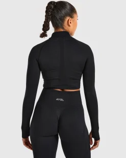 Empower Seamless Crop Zip Jacket