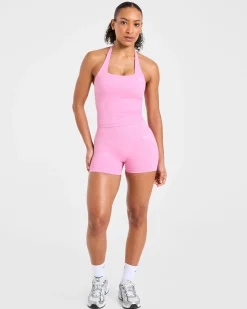 Enhance Seamless Halterneck Top