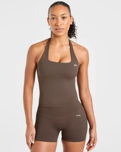 Enhance Seamless Halterneck Top