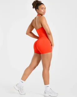 Enhance Seamless Halterneck Top