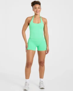 Enhance Seamless Halterneck Top
