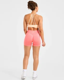 Essential V Neck Strappy Sports Bra