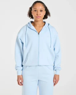 Lifestyle Oversized Zip Up Hoodie