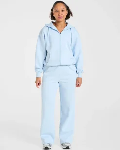 Lifestyle Oversized Zip Up Hoodie