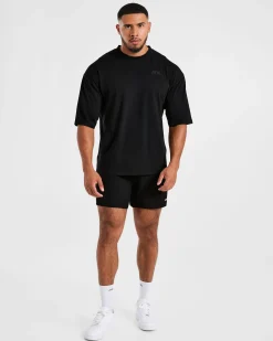 Lift Club Distressed Oversized T Shirt