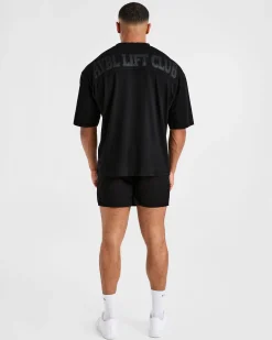 Lift Club Distressed Oversized T Shirt