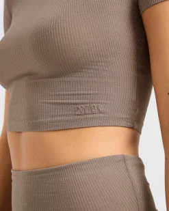 Lounge Ribbed T Shirt