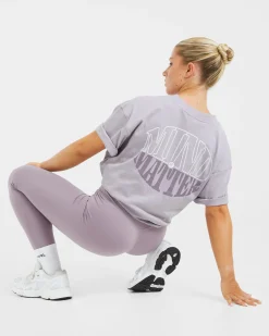 Mind Over Matter Oversized T Shirt