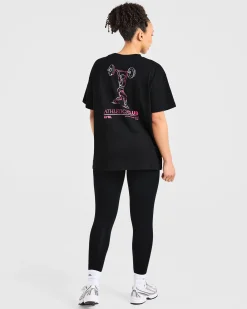 Power Lifting Illustration T Shirt