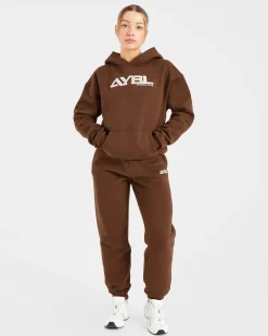 Retro Embroidered Oversized Joggers