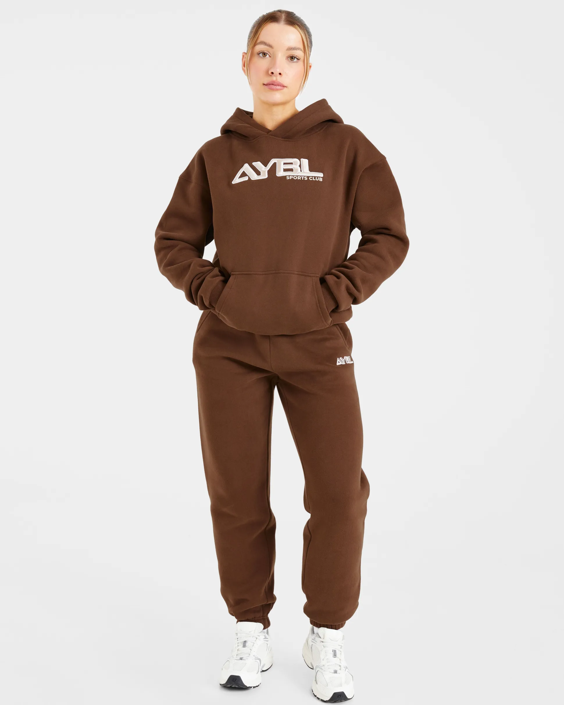 Retro Embroidered Oversized Joggers