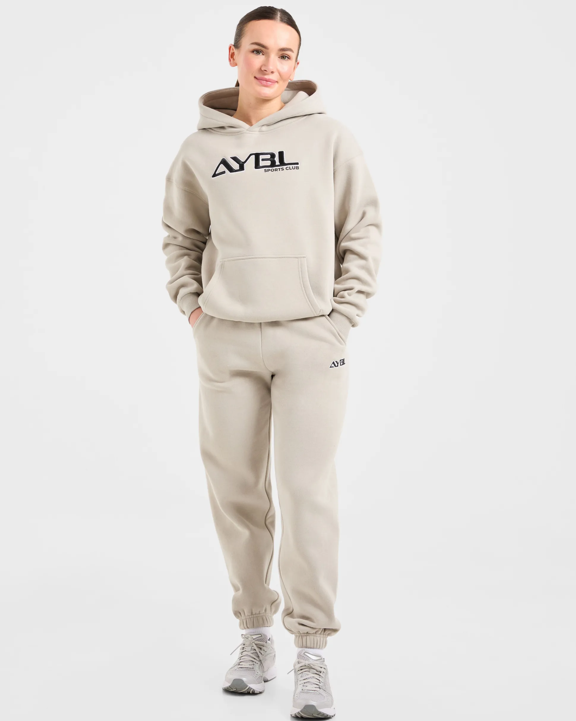 Retro Embroidered Oversized Joggers