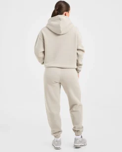 Retro Embroidered Oversized Joggers
