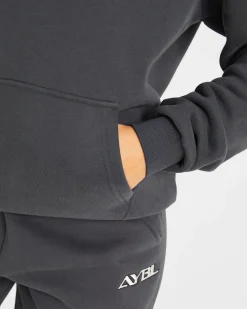Retro Embroidered Oversized Hoodie