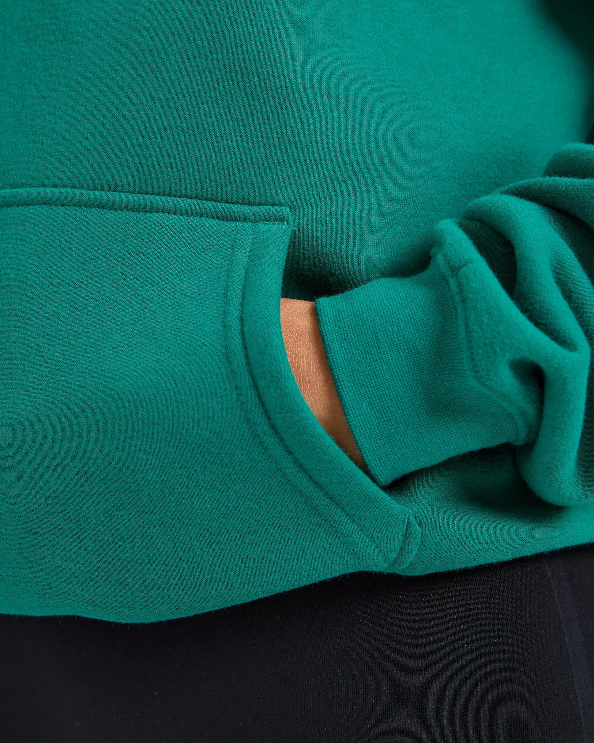 Script Embroidered Oversized Hoodie