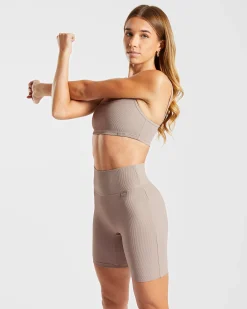 Sculpt Ribbed Cycling Shorts
