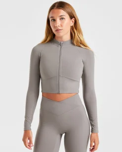 Sculpt Wrap Zip Up Jacket
