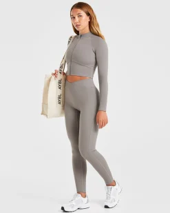 Sculpt Wrap Zip Up Jacket