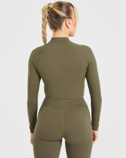 Sculpt Wrap Zip Up Jacket