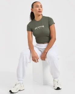 Sports Club Varsity Baby Tee