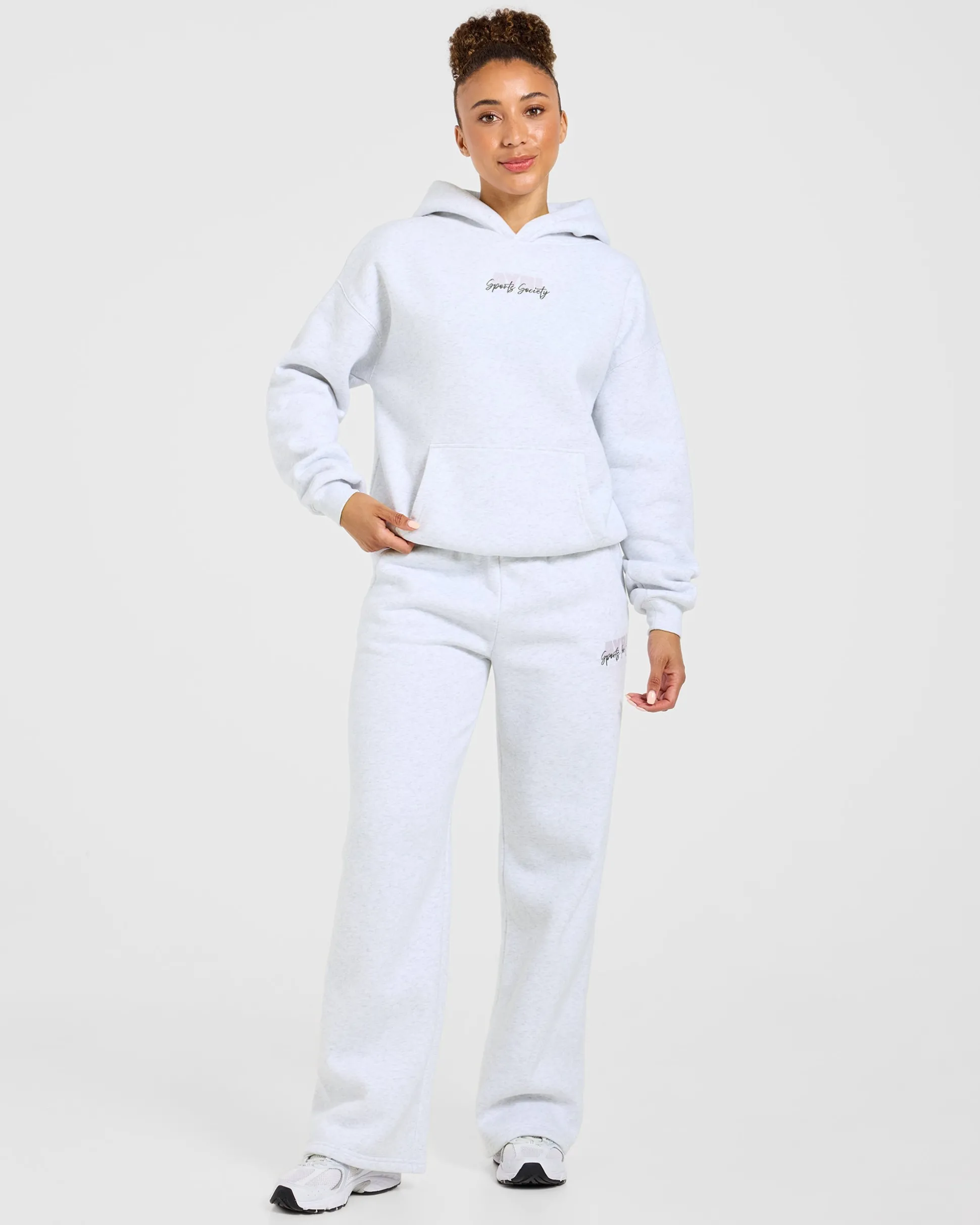 Sports Society Oversized Straight Leg Joggers