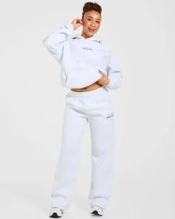 Sports Society Oversized Straight Leg Joggers