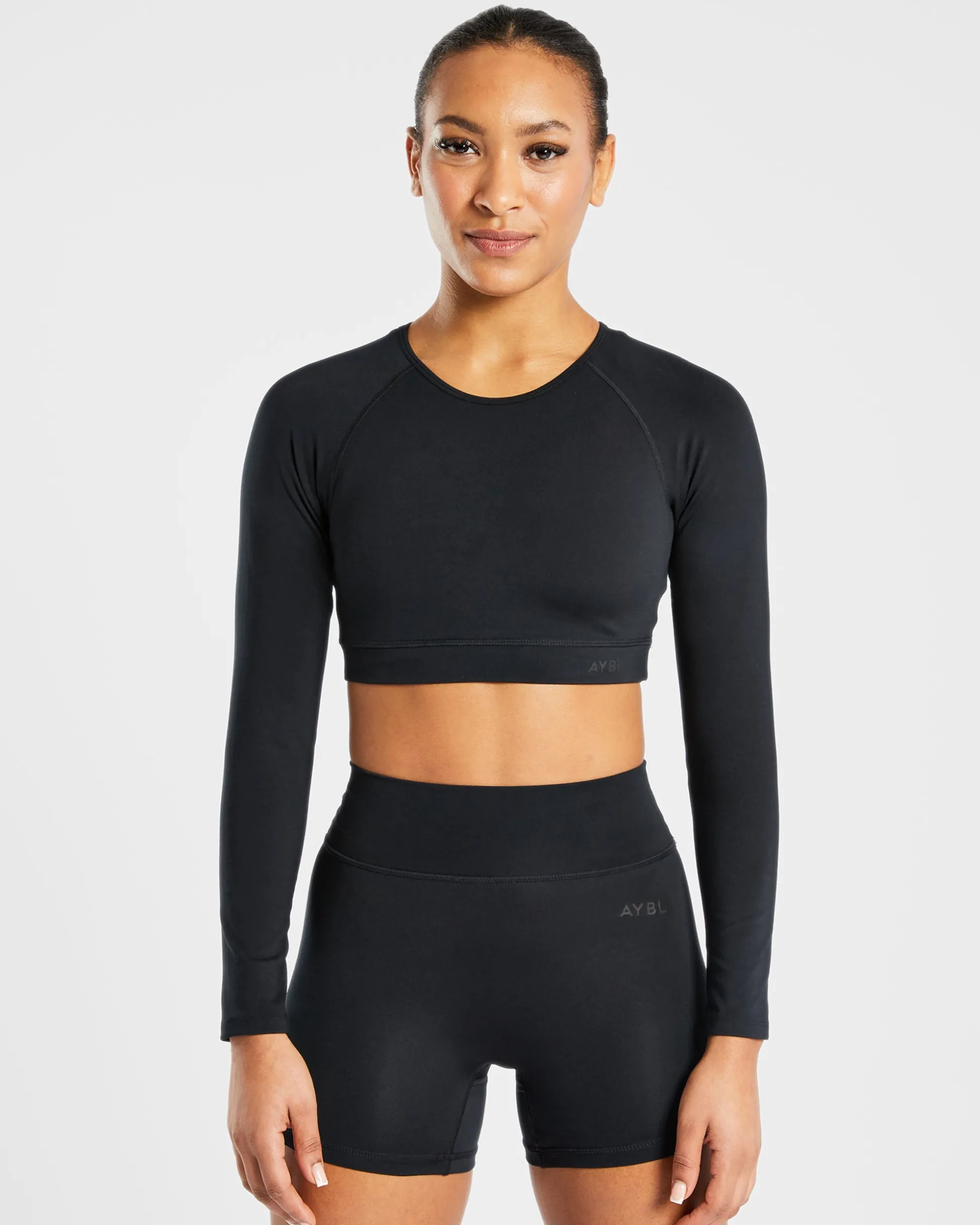 Staple Long Sleeve Crop Top