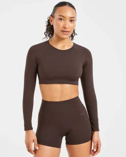 Staple Long Sleeve Crop Top