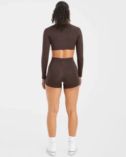 Staple Long Sleeve Crop Top