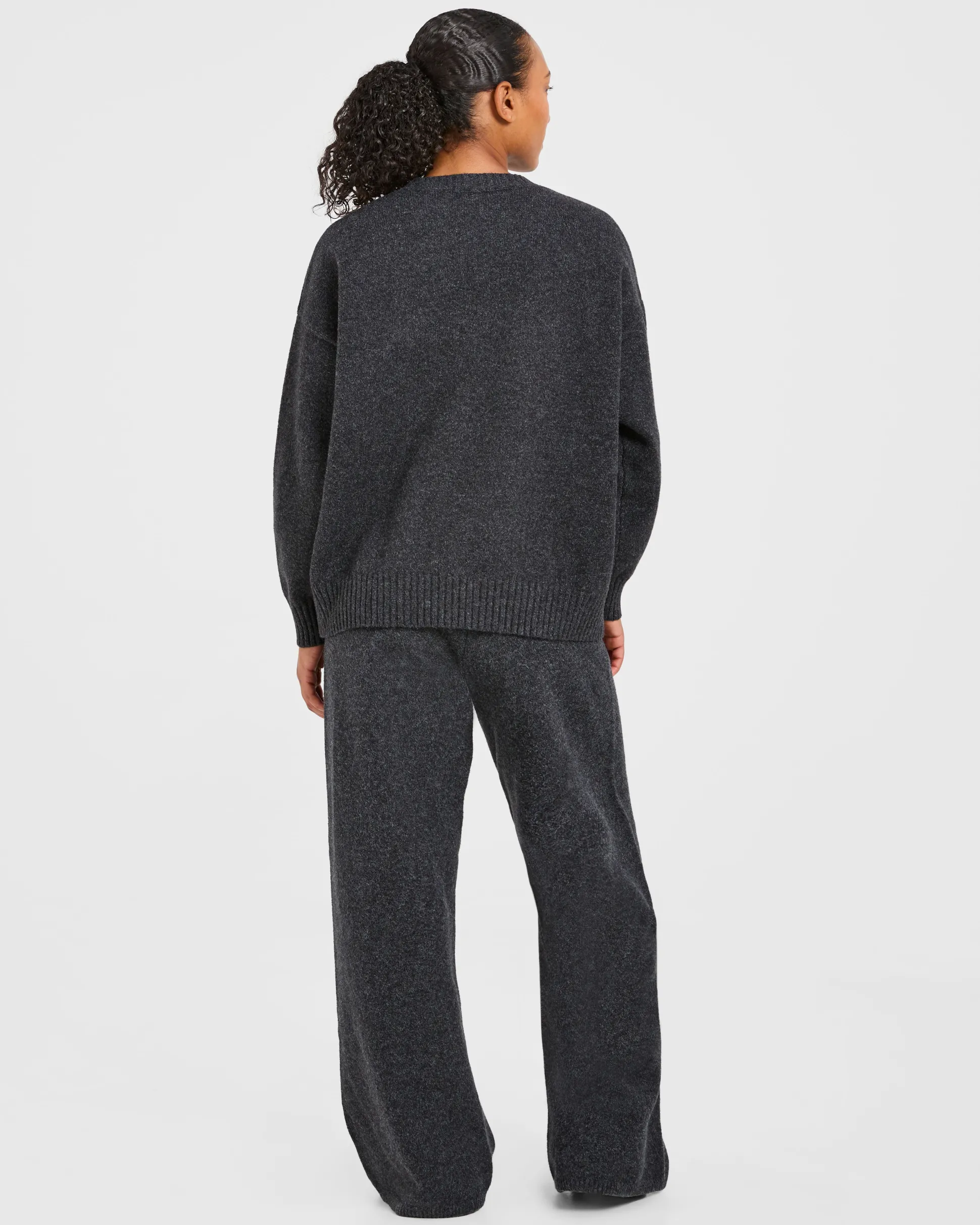 Varsity Oversized Knitted Joggers