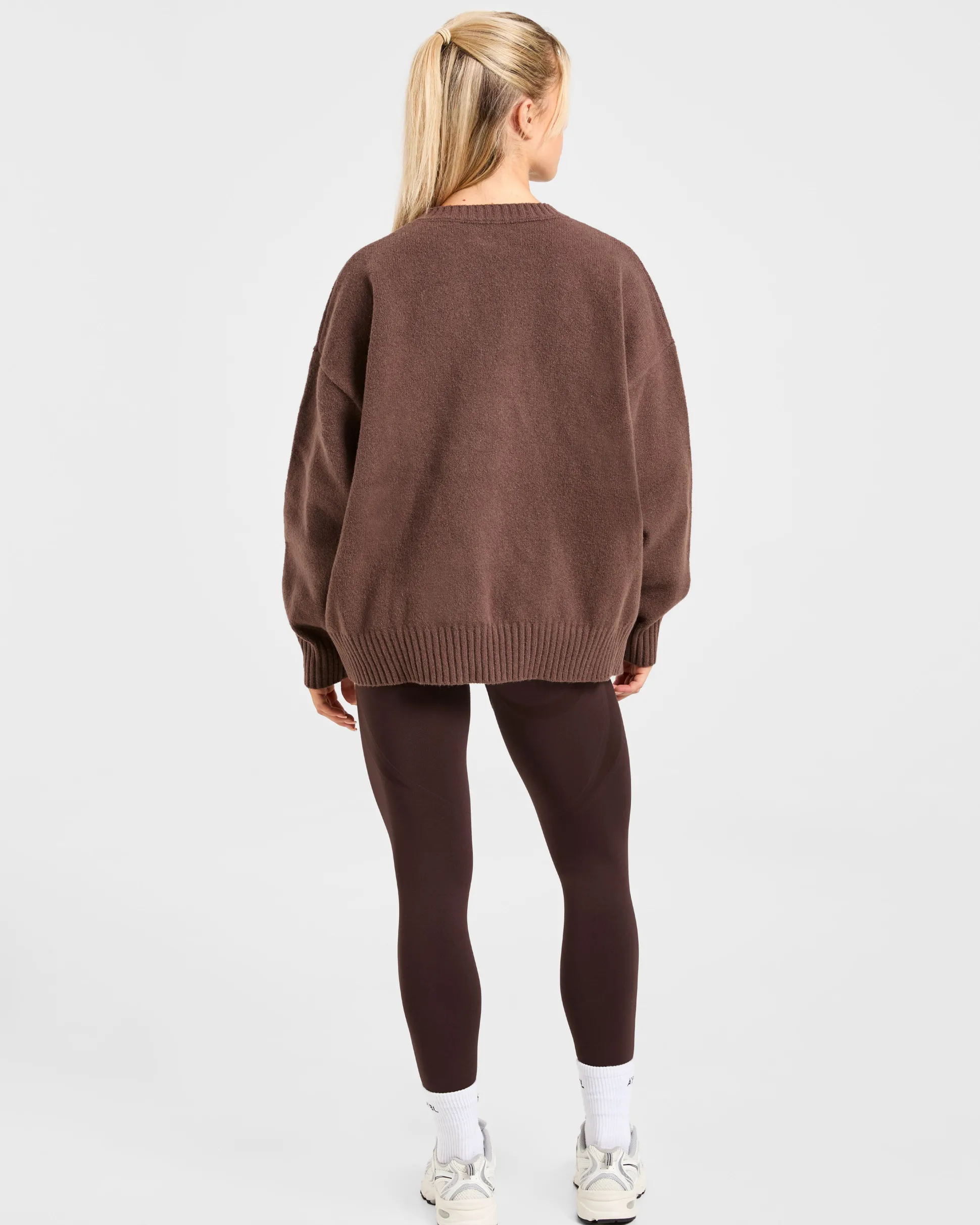 Varsity Oversized Knitted Sweater