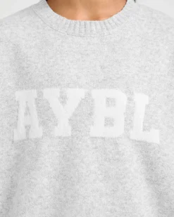 Varsity Oversized Knitted Sweater